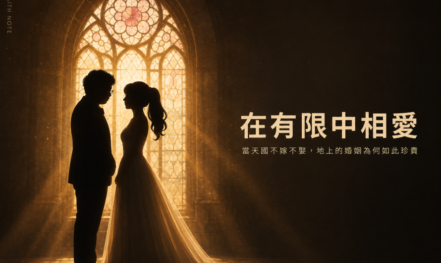 在有限中相愛—當天國不嫁不娶，地上的婚姻為何如此珍貴