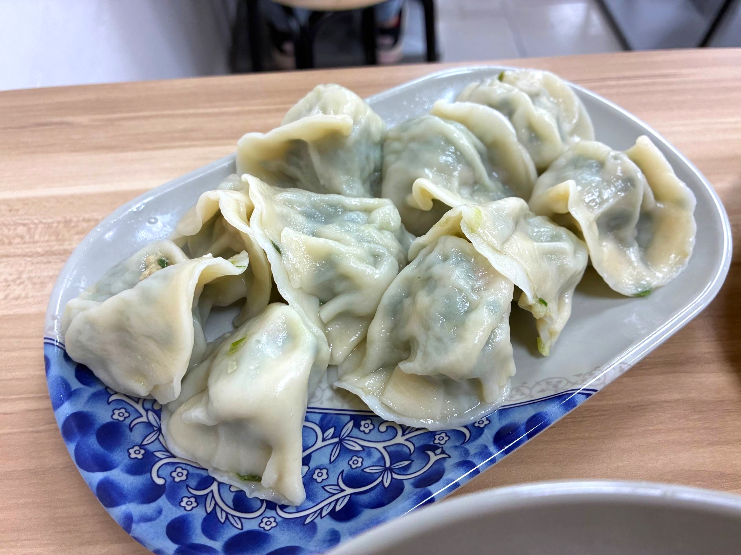 又一村的韭菜豬肉水餃