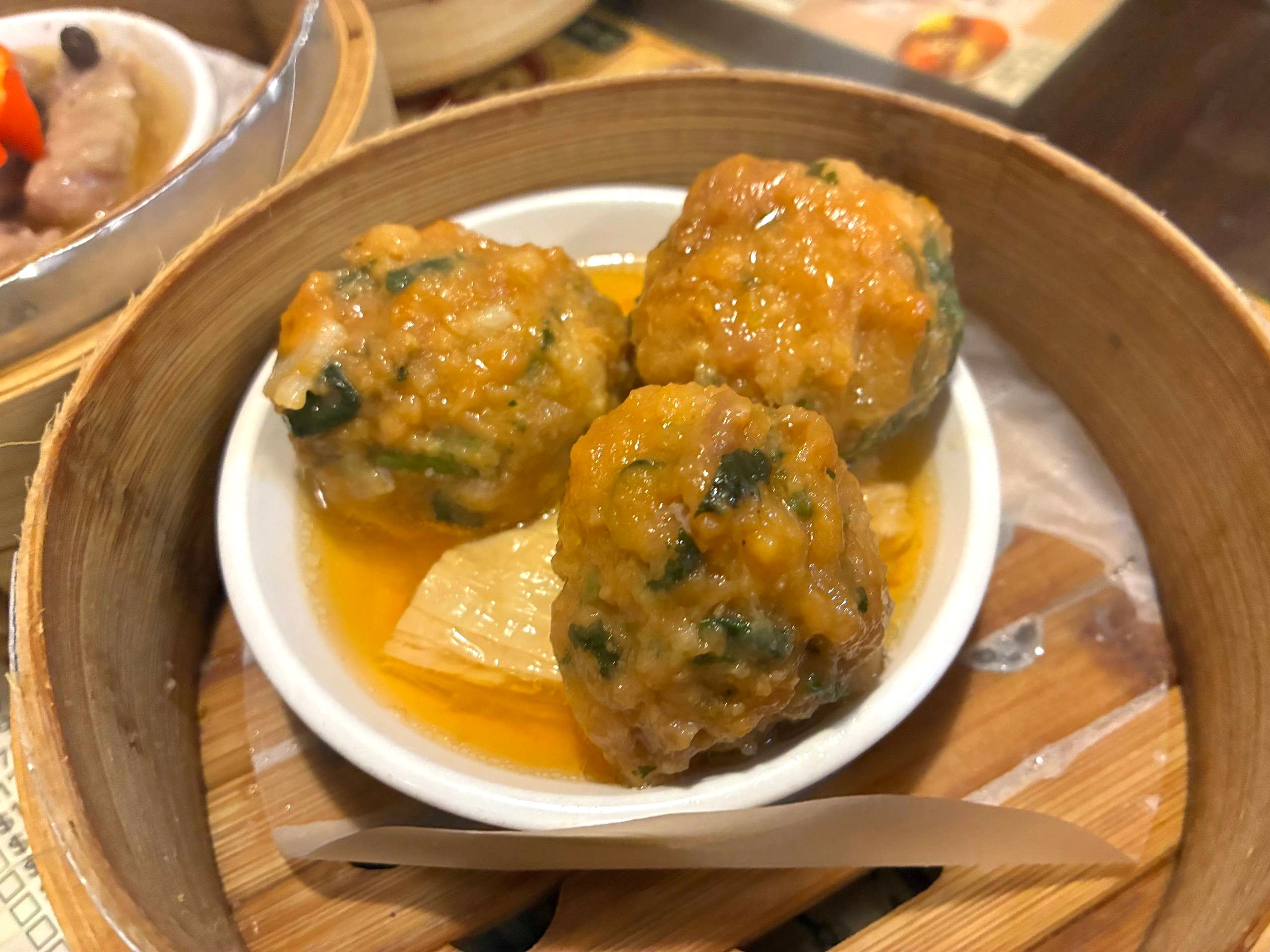 得閒飲茶山竹牛肉球