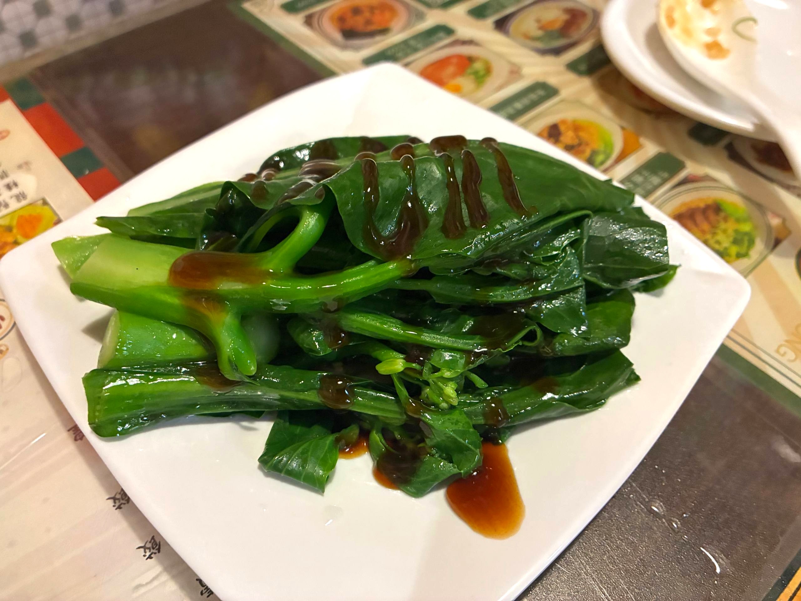 得閒飲茶蠔油芥蘭