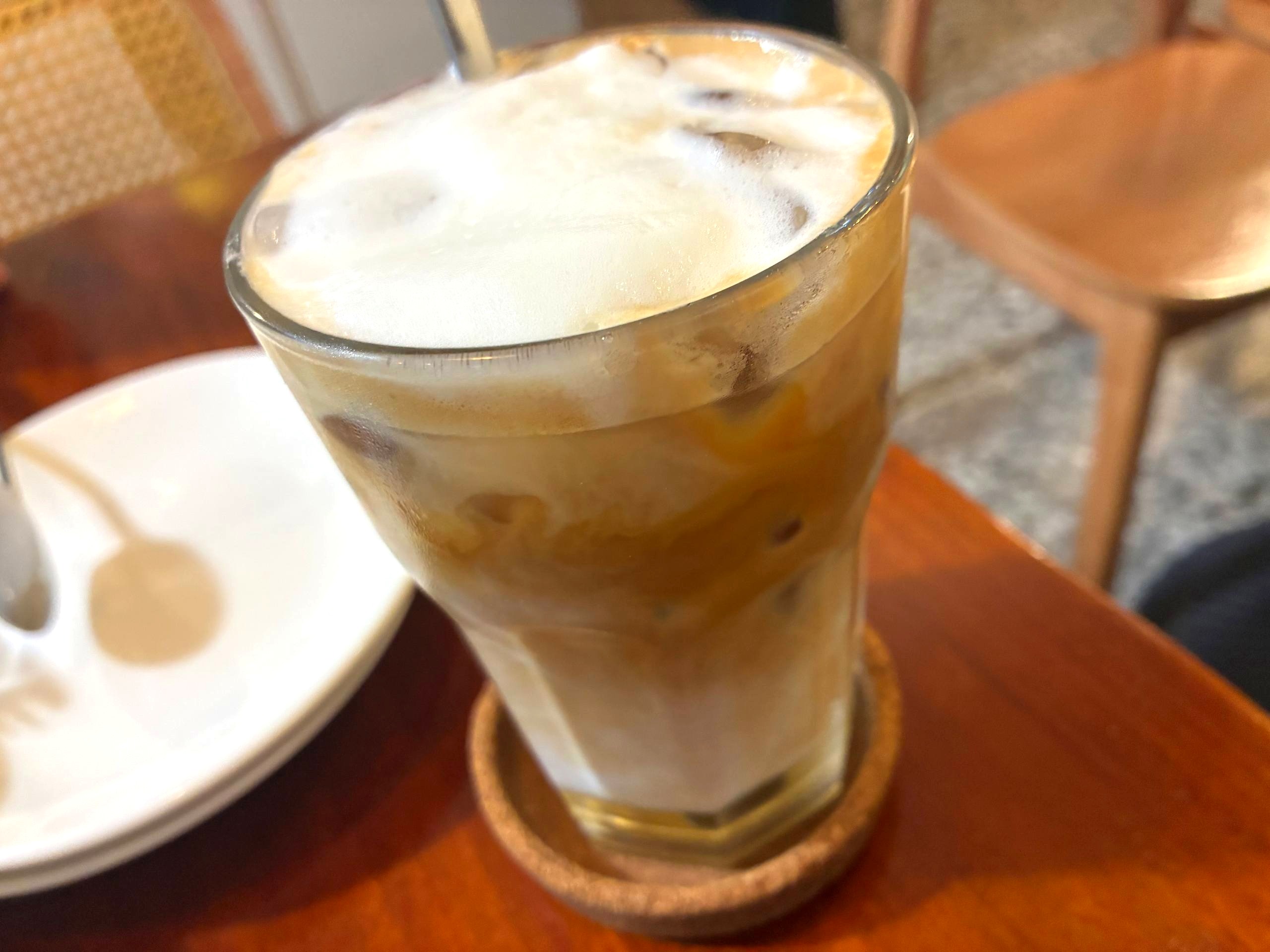 舒曼六號餐館冰香草拿鐵