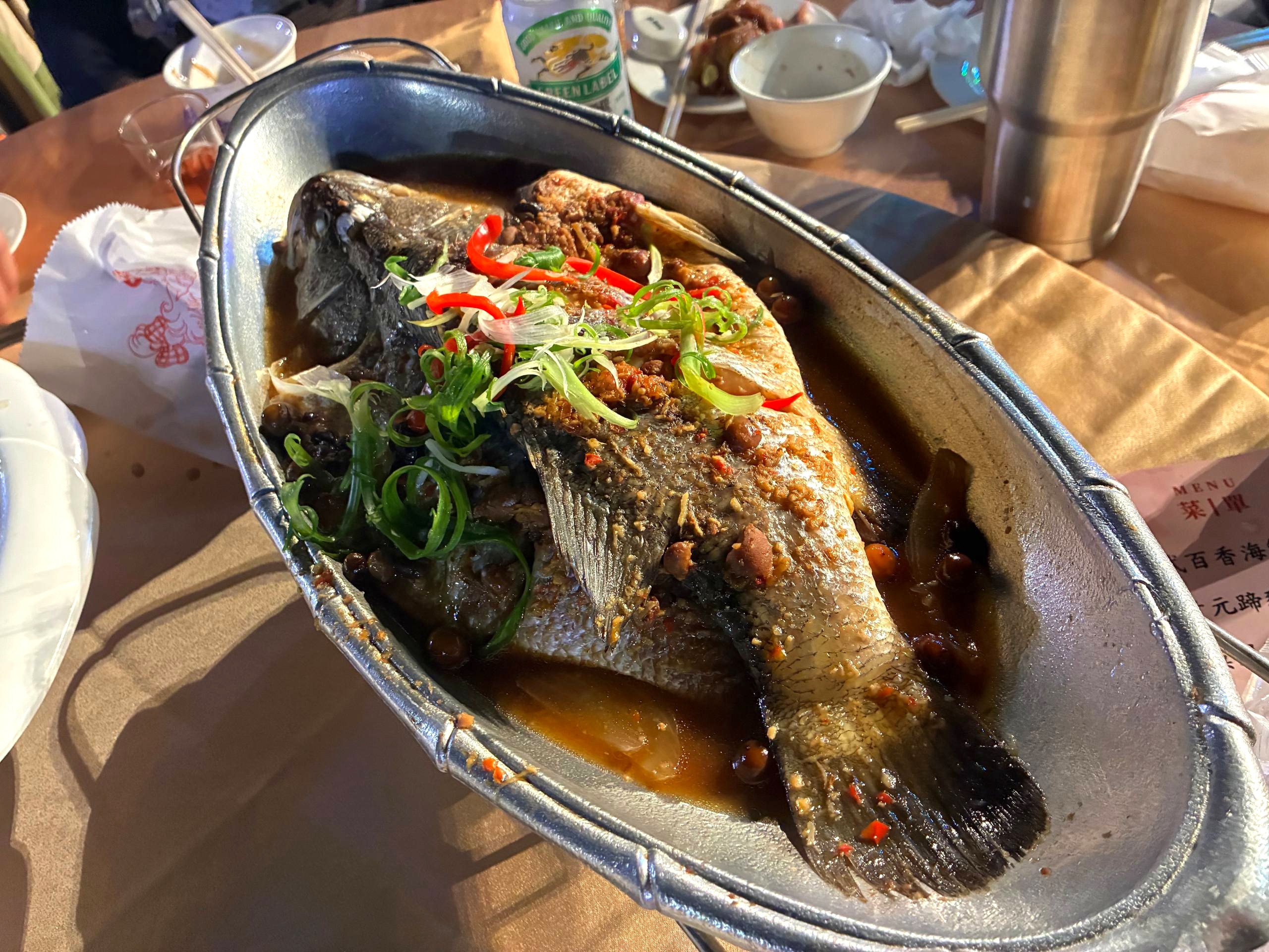 樹子玉露蒸海鱸魚