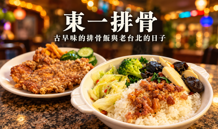 東一排骨總店 – 古早味的排骨飯與老台北的日子